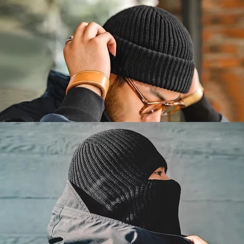 Men Winter Skullies Beanies Ha - Muffler Men Wool recension och pris
