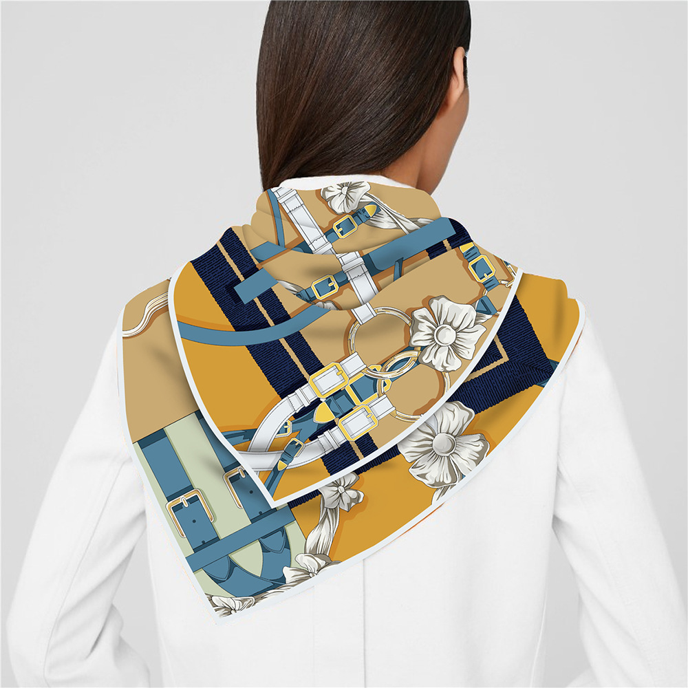 90cm New Design Belt Twill Sil - Scarf Silk Square recension och pris
