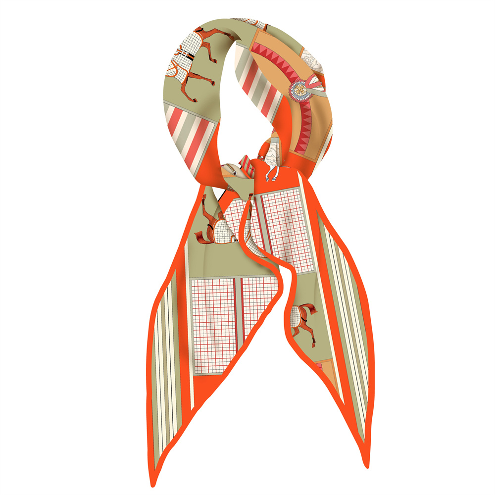 New Design Fashion Printed Sil - Scarf Silk Square recension och pris