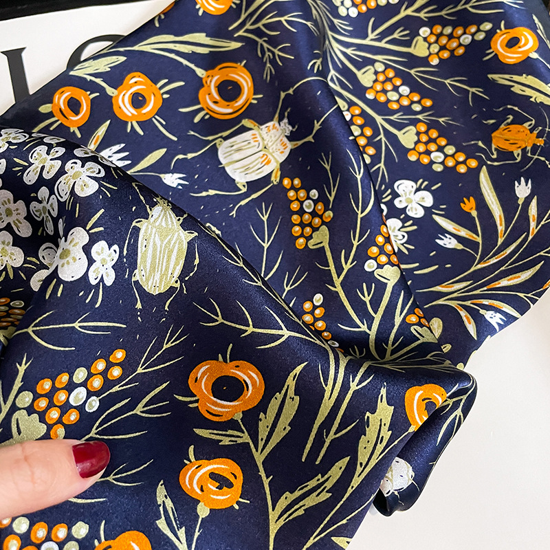 2026 Fashion 100% Real Silk Sq - Scarf Silk Square recension och pris
