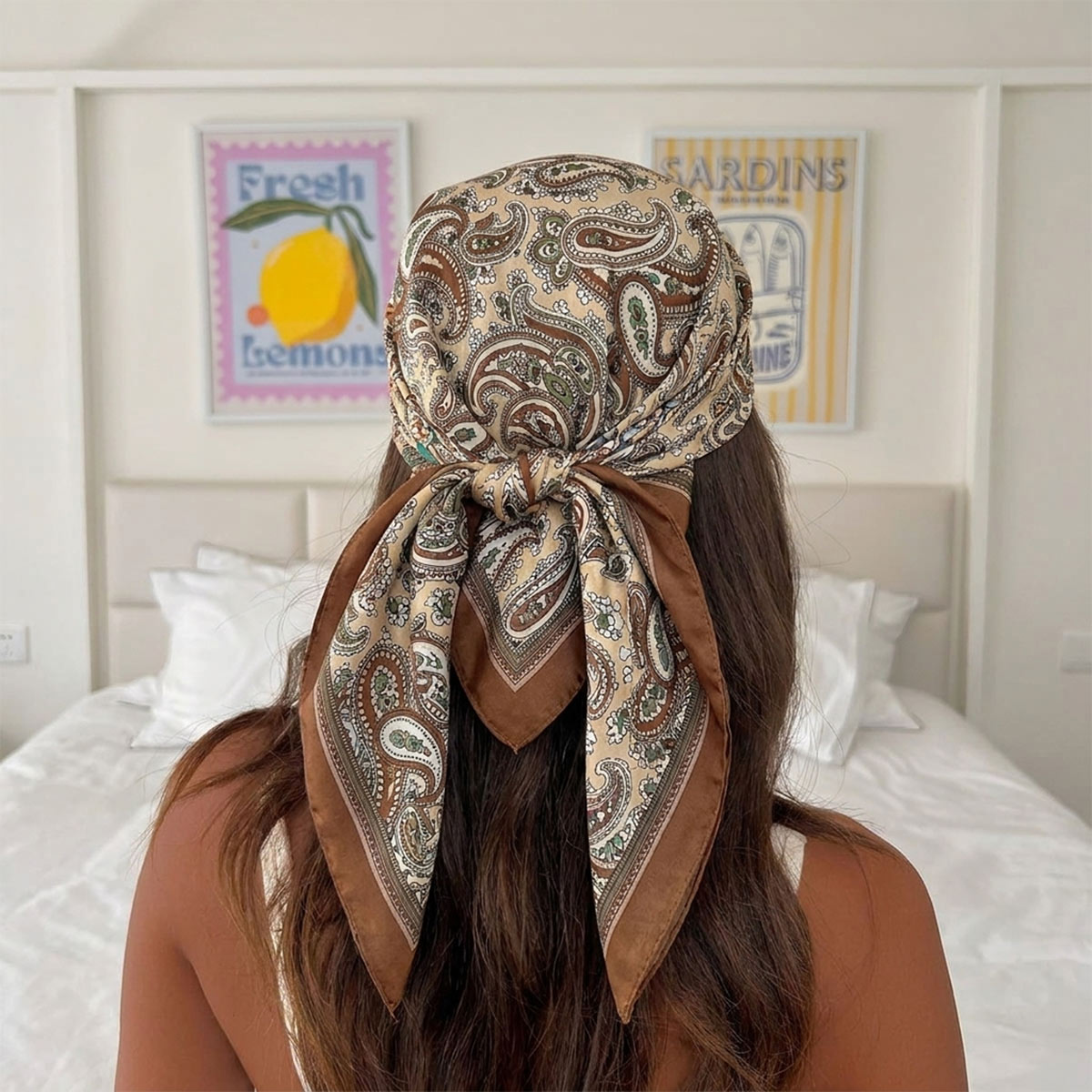 New Design Fashion Square Silk - Scarf Silk Square recension och pris