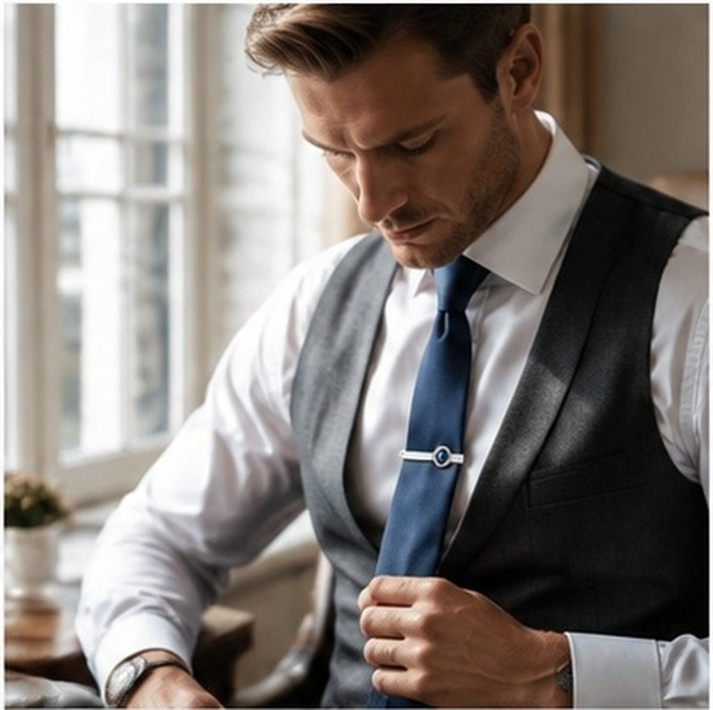 2Pcs Mens Tie Clip Set Stainle - Tie Bar Set Gift recension och pris